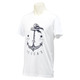 GYQ71-S25073-J/M [SC アンカーTシャツ メンズ Mサイズ ホワイト/カレッジネイビー]