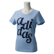GYR27-S26619-J/M [STR APR ロゴTシャツ レディース Mサイズ ラッキーブルー S15/カレッジネイビー]