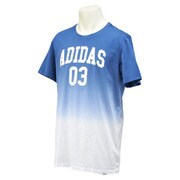 GYR01-S29570-J/XO [STR APR グラデーションTシャツ メンズ XOサイズ ホワイト/サーフブルー S15]