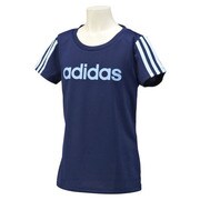 KAU29-S90481-J150 [adidasjewel Climalite 半袖Tシャツ ガールズ 150cm ナイトスカイ]