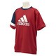 KAX47-S90748-J140 [adidas24/7 CLIMALITE 半袖Tシャツ2 ボーイズ 140cm パワーレッド]