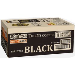 TULLY&#39;S COFFEE -  144本タリーズコーヒーブラック ボトル缶285ml(ホット) Amazon | 伊藤園 タリーズコーヒー バリスタズブラック 285ml