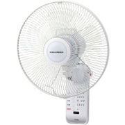 壁掛け扇風機 リモコン付き ホワイト YTW-383SR WH