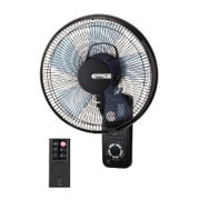 壁掛け扇風機 DCモーター リモコン付き ブラック YTW-D361SR BK
