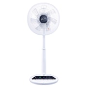 リビング扇風機 DCモーター リモコン付 パールホワイト UF-DHR30H W