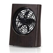 サーキュレーター USB/AC/乾電池対応 5インチ ウォールナット PR-F001W-WNT