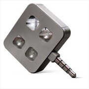 in_pre [iblazr LED flash Aluminium Premium Space スマホ・タブレット用 撮影向け 高性能LEDフラッシュライト グレー]