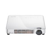 LEDデータプロジェクター 700ルーメン ブルーレイ3D対応 WXGA(1280×800) MHL接続 HD720P ホワイト QUMI Q7 Lite-WT