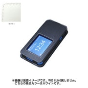 Speed Wi-Fi NEXT W01専用ケース PDAIR レザーケース スリーブタイプ ホワイト PALCW01S/WH