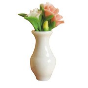 みにるー 白磁の花瓶 [ミニチュアモデル]