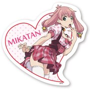 パンチライン ダイカットステッカー 成木野 みかたん [キャラクターグッズ]