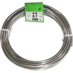 調整作業用 石崎剣山 盆栽用アルミ線 白 4.0mm 300g