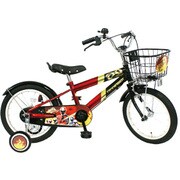キッズ車 レッド×ブラック 16型自転車 手裏剣戦隊ニンニンジャー