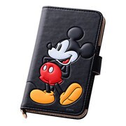 RT-DSPJS/MK [スマートフォン汎用 ディズニー ポップアップ レザーケース Sサイズ(合皮) ミッキー]