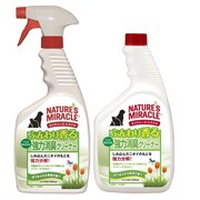 ネイチャーズ・ミラクル ふんわり香る 強力消臭クリーナー 花であふれる草原の香り [ペット用消臭スプレー 945ml 2本セット]