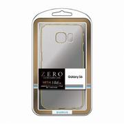 GALAXY S6用 超極薄ハードケース ZERO METAL クリア&ゴールド LP-GS6HTMCGD