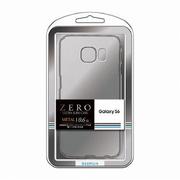 GALAXY S6用 超極薄ハードケース ZERO METAL クリア&シルバー LP-GS6HTMCSV