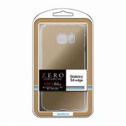 GALAXY S6 edge用 超極薄ハードケース ZERO HARD クリアゴールド LP-GS6EHTCGD