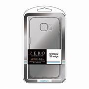 GALAXY S6 edge用 超極薄ハードケース ZERO METAL クリア&シルバー LP-GS6EHTMCSV