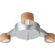 ALUMI&WOOD 3PENDANT UNIT SV 001812-SV