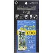 IMD-F415GD [合金フレーム付 ガラスフィルム iPhone 6/6s 4.7インチ用 GD]