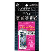 IMD-F418SV [合金フレーム付 ガラスフィルム iPhone 6 Plus/6s Plus 5.5インチ用 SV]