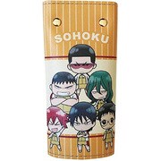 弱虫ペダル 本革キーケース プリント 総北B [キャラクターグッズ]