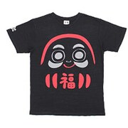 BU1142335 [和柄Tシャツ 福だるま 漆黒 LLサイズ]