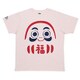 BU1142335 [和柄Tシャツ 福だるま 桃 Mサイズ]