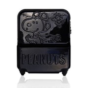 スヌーピーTSAジッパーキャリー フライングエース 旅行日数目安:1~2泊 30L TSAロック搭載 機内持ち込可 VSN-0056 ブラック VA-241116