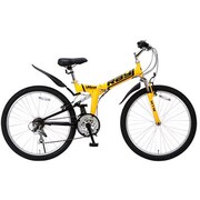 マウンテンバイク 26型 外装18段変速(フロント3段×リア6段) イエロー MTB-2618RR