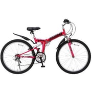 マウンテンバイク 26型 外装18段変速(フロント3段×リア6段) ピンク MTB-2618RR
