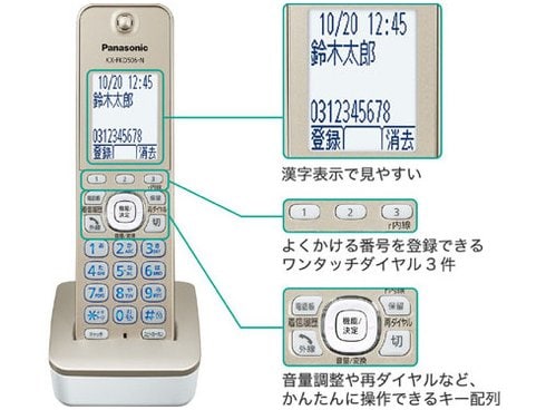 ヨドバシ.com - パナソニック Panasonic KX-PD604DL-W [デジタル