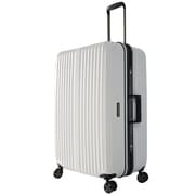 形状記憶フレーム搭載 次世代スーツケース 旅行目安：5泊以上 95L TSAロック搭載 大型軽量タイプ ホワイト BRT-28