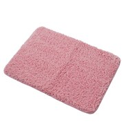 洗える低反発バスマット ピンク