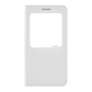 GALAXY S6用 Trenther View Flip PUレザーケース ホワイト TfGS6 WH