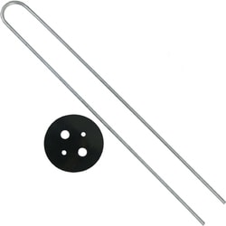 黒丸付 30cm 10入 Uピン杭
