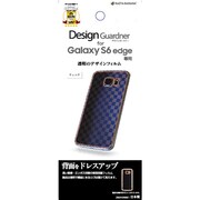 Galaxy S6 edge用 デザインガードナー 背面のみ チェック柄 Z634GS6E1