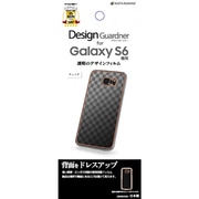 Galaxy S6用 デザインガードナー 背面デザイン 保護フィルム チェック柄 Z626GS61