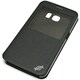 Galaxy S6用 手帳型ケース レザー調表示窓タイプ DASH Folio View ブラック XS6DV001