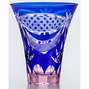 彩花切子 タンブラー 瑠璃 HG230-19BL