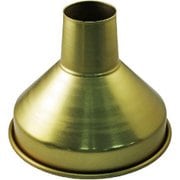 こぼれ防止用 アルミ 広口漏斗 21cm