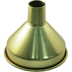 こぼれ防止用 アルミ 広口漏斗 18cm