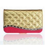 PN1406-GD [Clutch-Diary ブックタイプケース for iPhone 6/6s(4.7インチ) ゴールド]