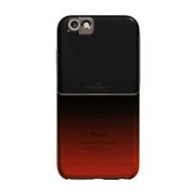 F002-C-GBK [MIX and MATCH グラデーションケース for iPhone 6（4.7インチ） ブラックレッド]