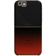 F002-C-GBK-P [MIX and MATCH グラデーションケース for iPhone 6 Plus（5.5インチ） ブラックレッド]