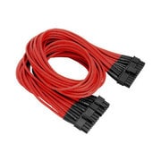 20+4Pin ATX Sleeved Cable 電源ユニット用スリーブケーブル レッド AC-009-CN3NAN-PR