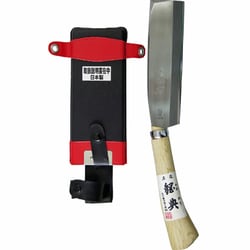 鋼典 鋼付鞘鉈 コブ柄 180mm C-16