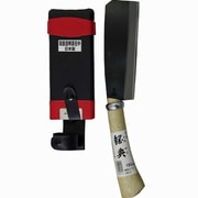 C-61 [鋼典 鋼付 地型鉈 コブ付 木鞘 180mm]