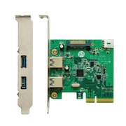 ASMedia ASM1142搭載 USB3.1 外部2ポート インターフェースボード USB3.1A-P2-PCIE